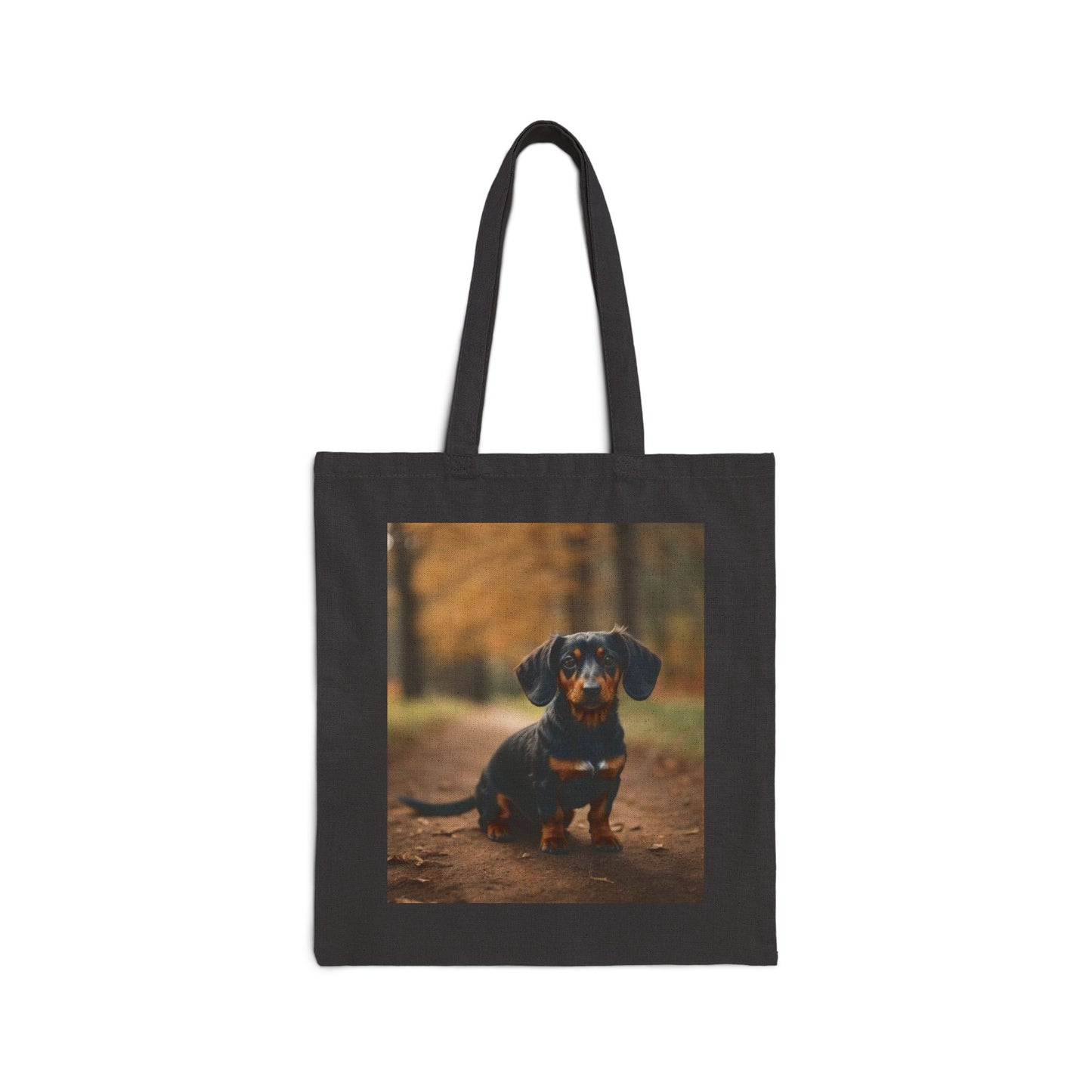 Dachshund Tote Bag, the other side of the dog story.
