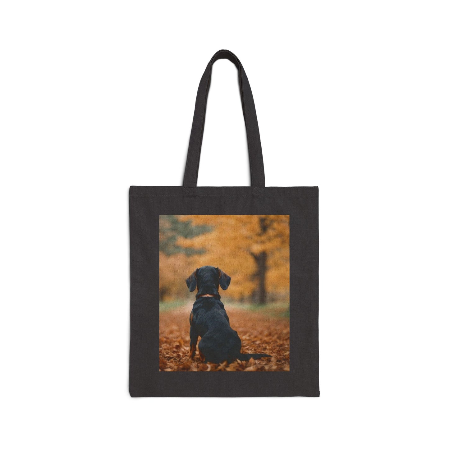 Dachshund Tote Bag, the other side of the dog story.