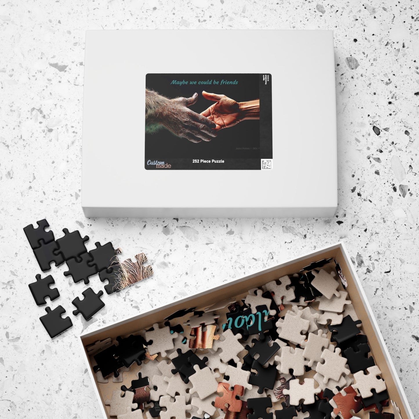 Copy of 'Maybe We Could Be Friends' Inspirational Friendship Puzzle - 110, 252, 520, 1014-Piece Options - 'Maybe We Could Be Friends'