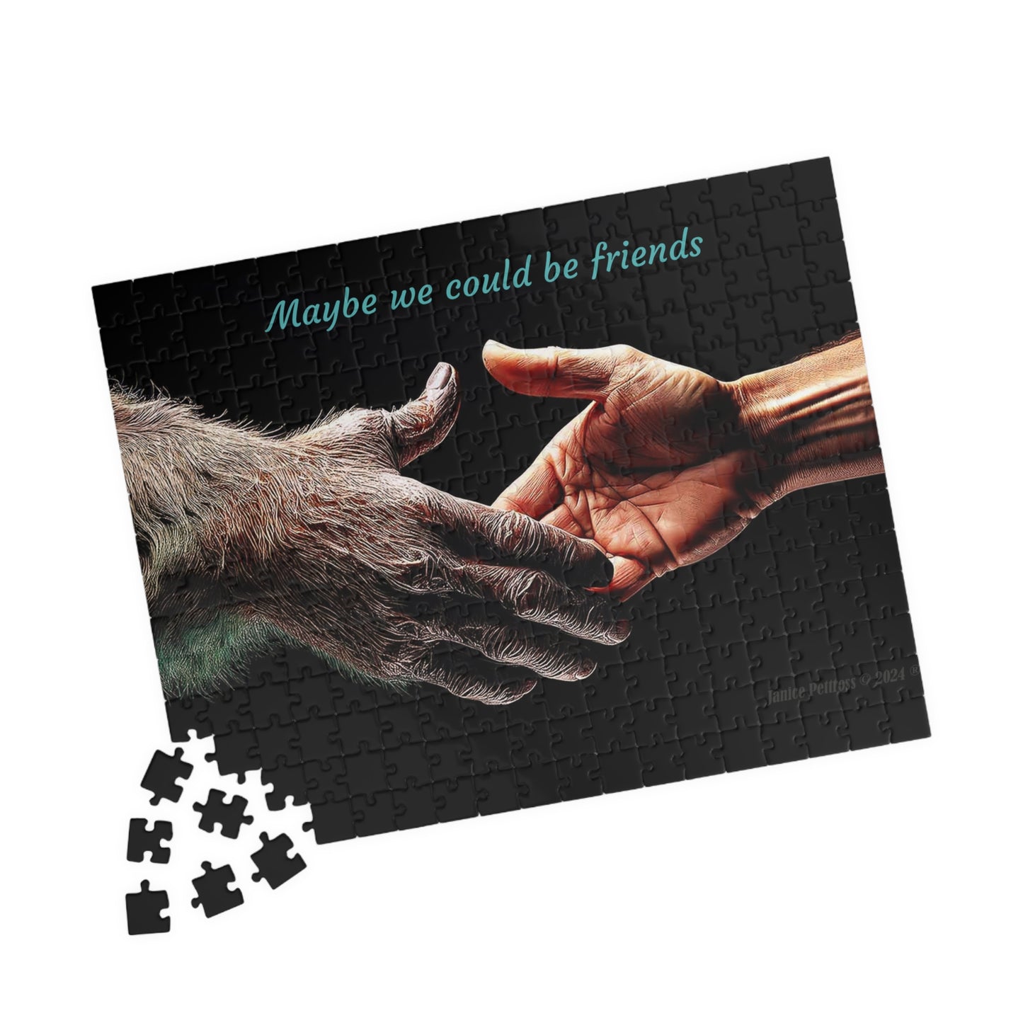 Copy of 'Maybe We Could Be Friends' Inspirational Friendship Puzzle - 110, 252, 520, 1014-Piece Options - 'Maybe We Could Be Friends'