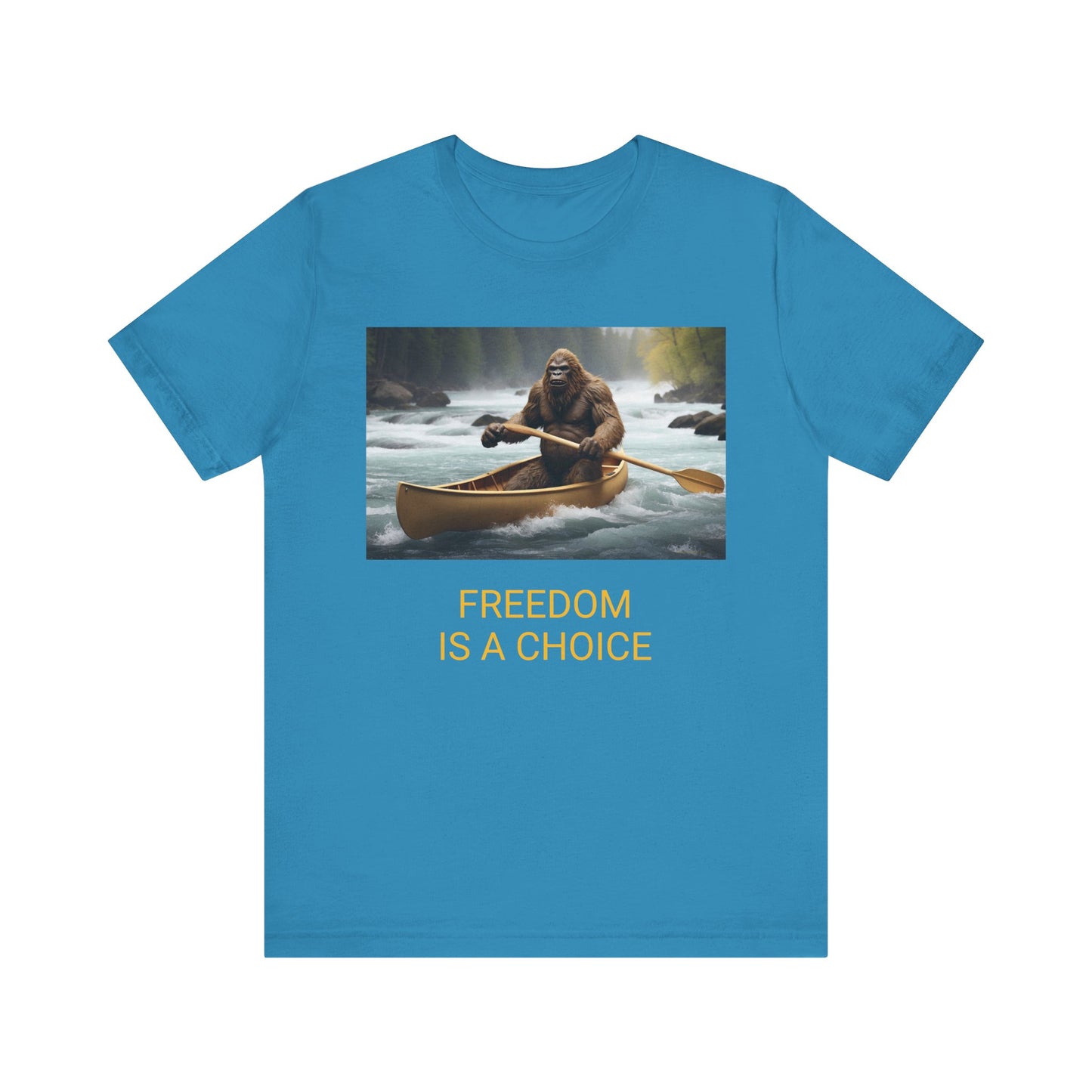 Copy of 'FREEDOM IS A CHOICE' BIGFOOT HABITAT Unisex Jersey Short Sleeve Tee