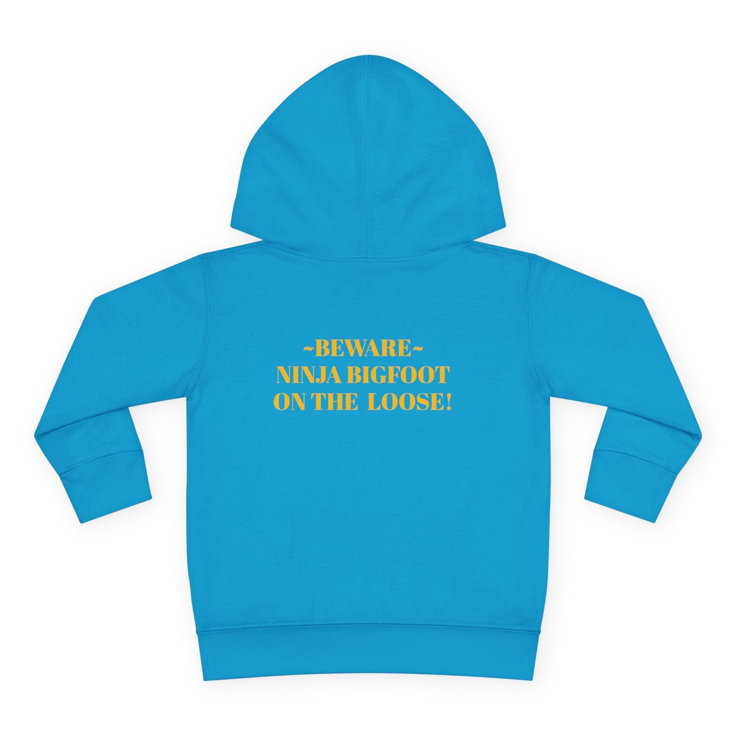 'Beware~NINJA Bigfoot' BIGFOOT HABITAT Toddler Pullover Fleece Hoodie