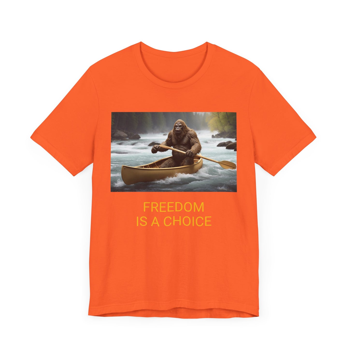 Copy of 'FREEDOM IS A CHOICE' BIGFOOT HABITAT Unisex Jersey Short Sleeve Tee