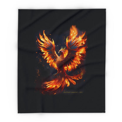 "Firebird Warmth" Arctic Fleece Blanket