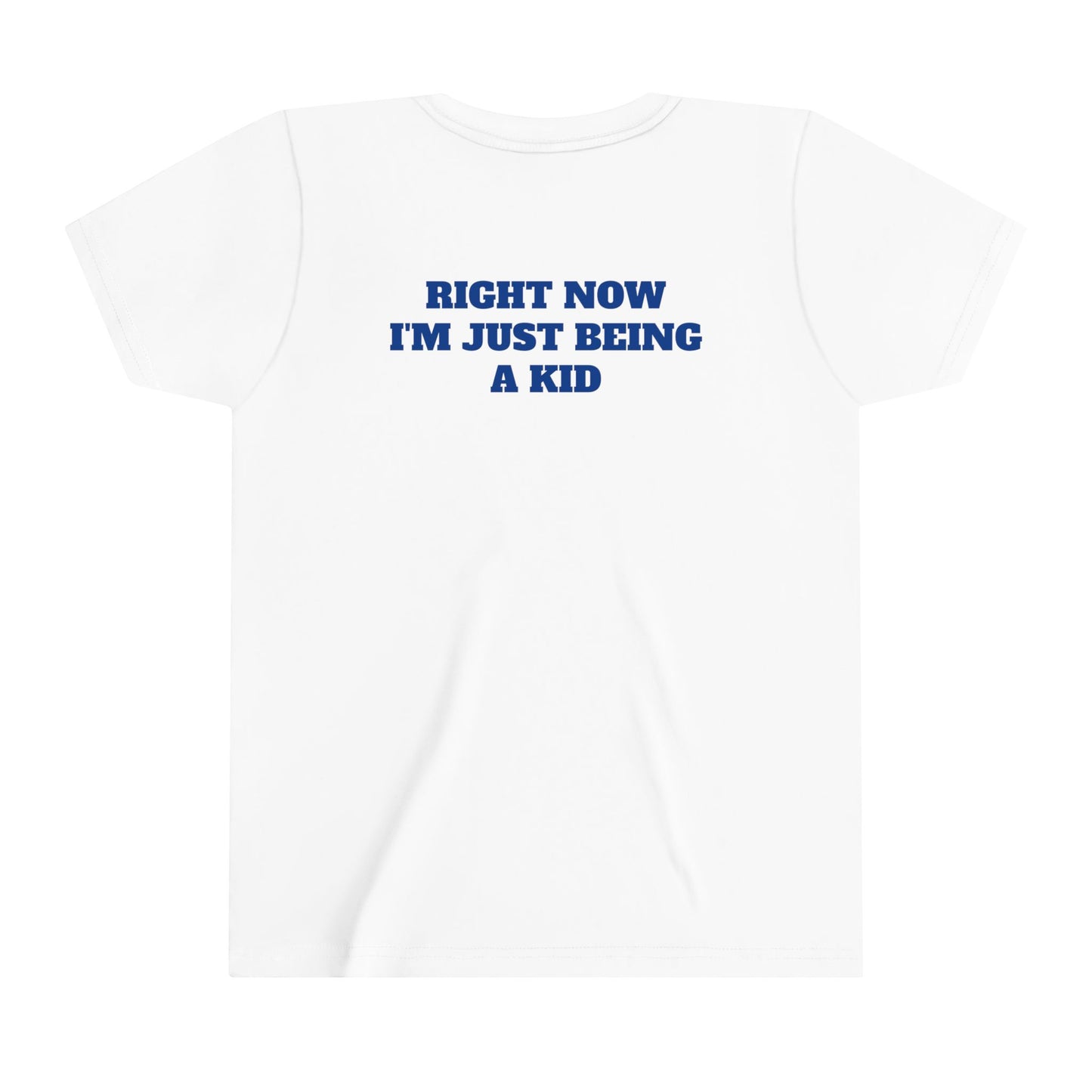 'JUST BEING A KID' BIGFOOT HABITAT Youth Short Sleeve Tee