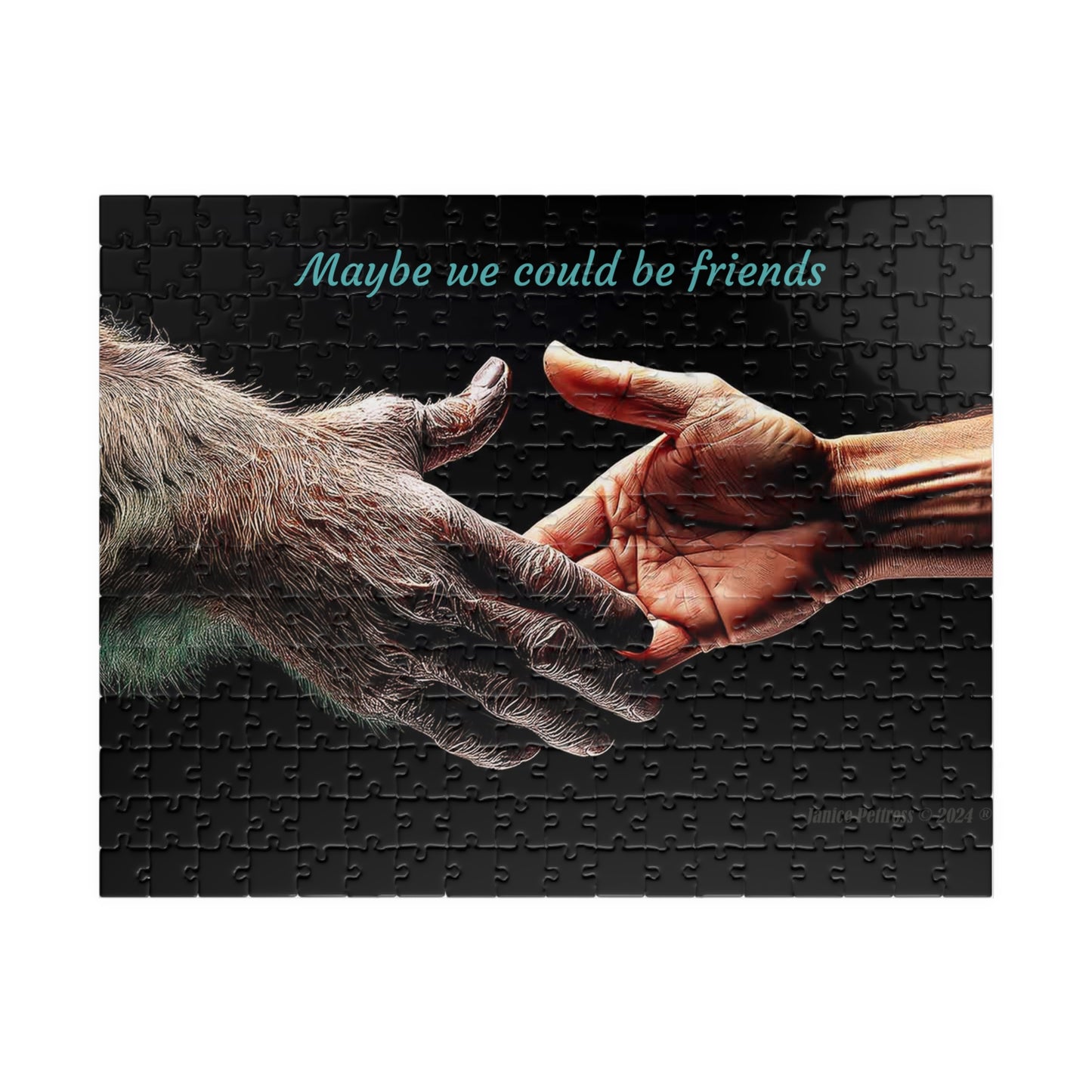 Copy of  'Maybe We Could Be Friends' Inspirational Friendship Puzzle - 110, 252, 520, 1014-Piece Options - 'Maybe We Could Be Friends'