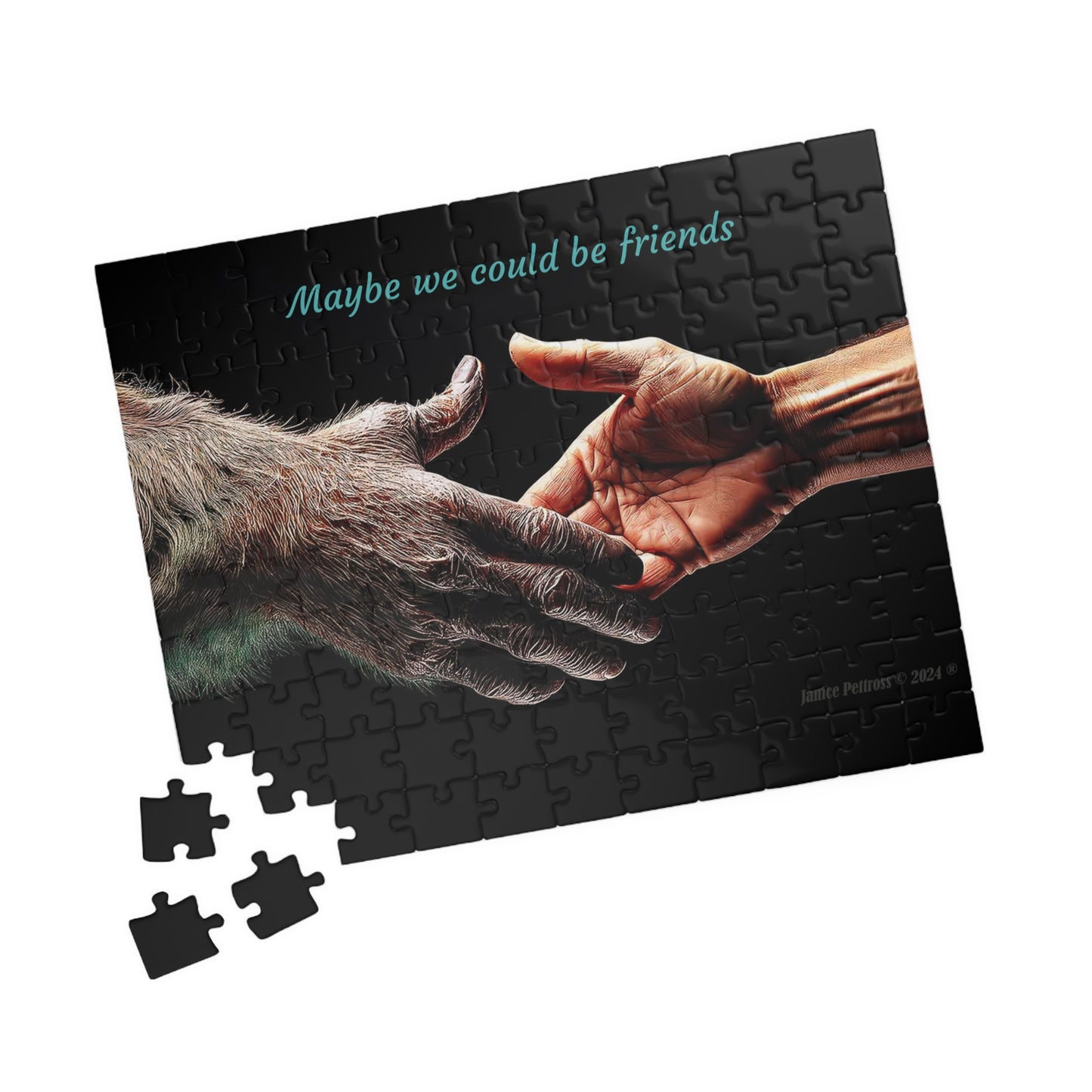 Copy of  'Maybe We Could Be Friends' Inspirational Friendship Puzzle - 110, 252, 520, 1014-Piece Options - 'Maybe We Could Be Friends'