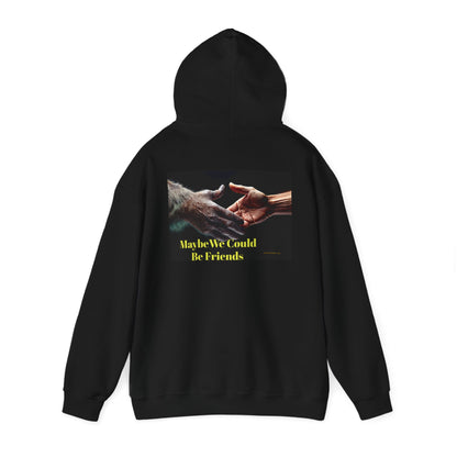 "Maybe We Could Be Friends" Bigfoot Friendship Hoodie