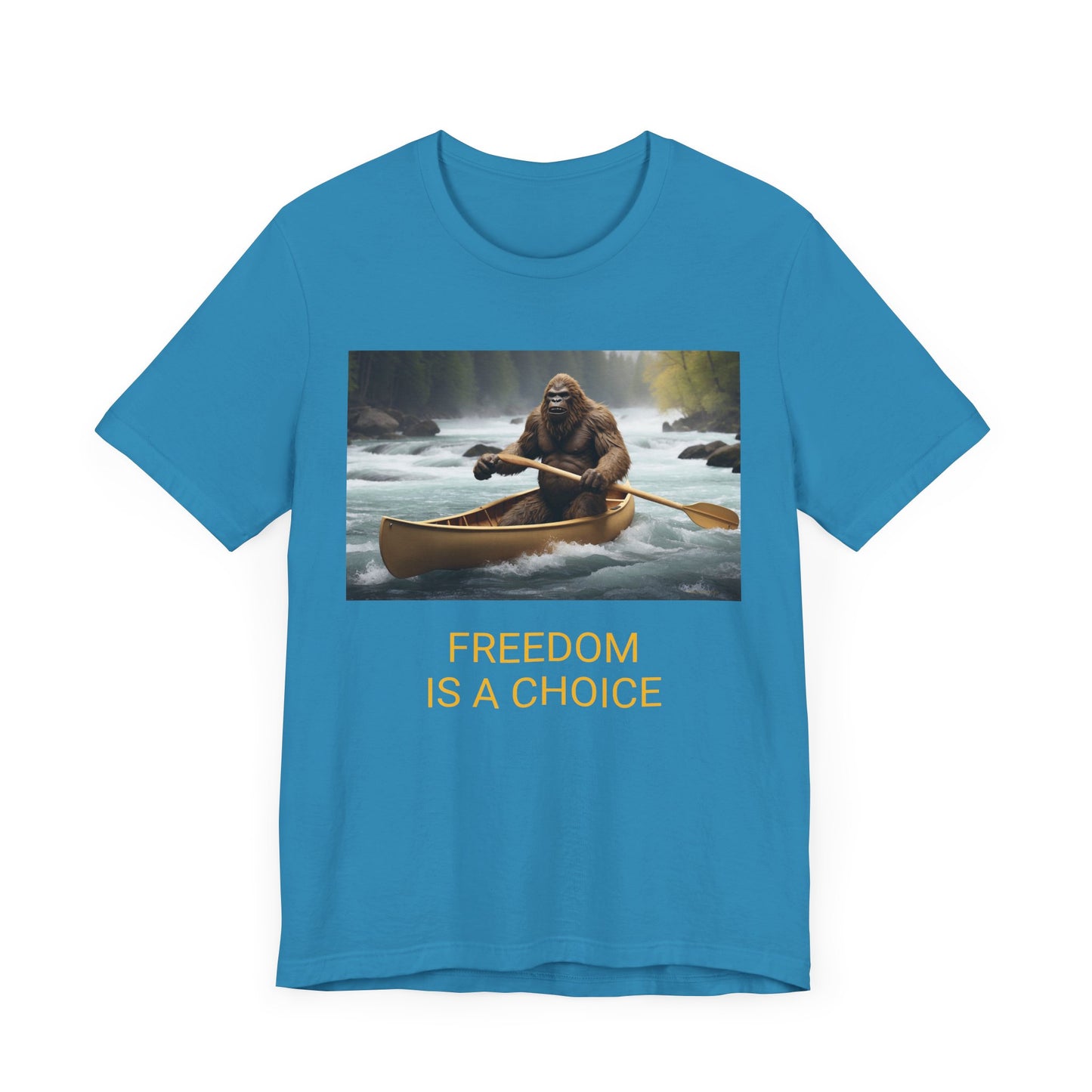 Copy of 'FREEDOM IS A CHOICE' BIGFOOT HABITAT Unisex Jersey Short Sleeve Tee