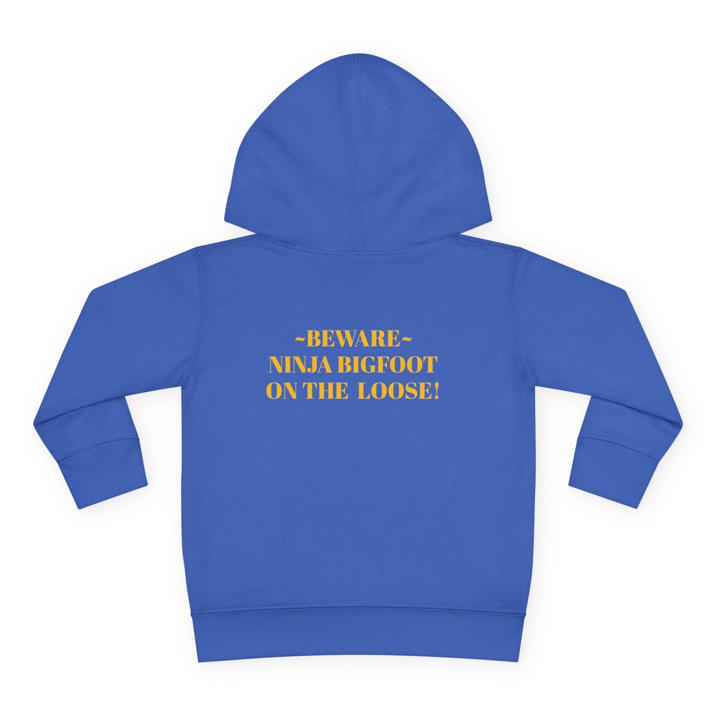 'Beware~NINJA Bigfoot' BIGFOOT HABITAT Toddler Pullover Fleece Hoodie