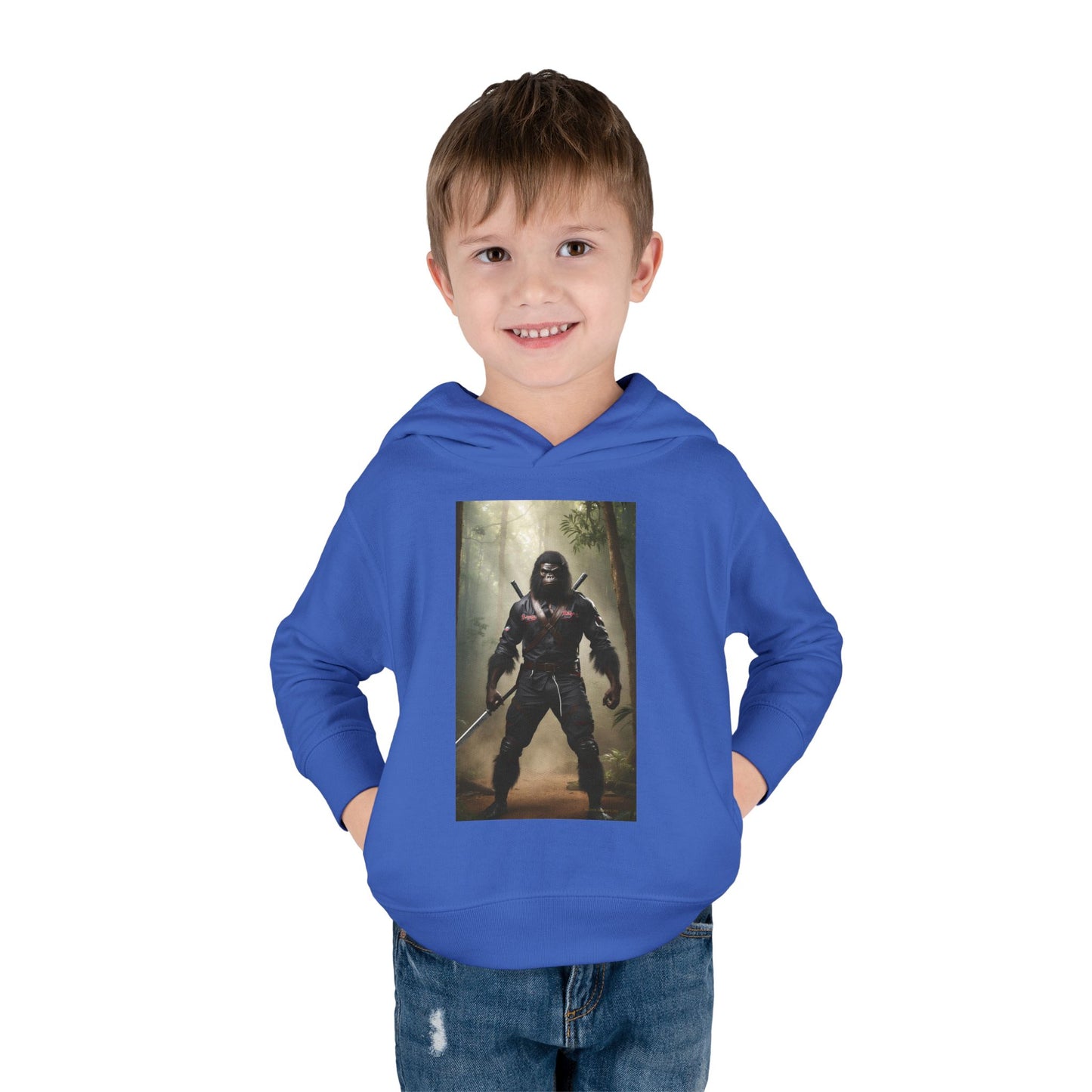 'Beware~NINJA Bigfoot' BIGFOOT HABITAT Toddler Pullover Fleece Hoodie