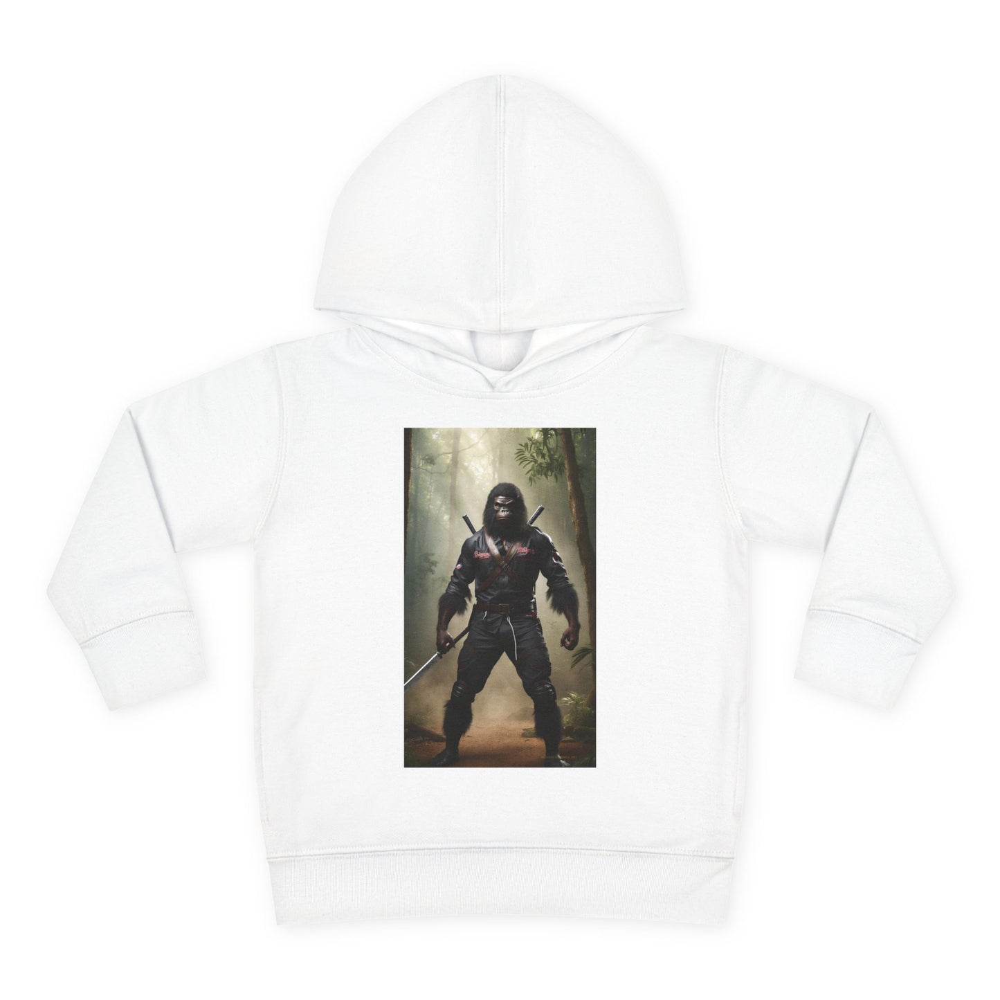 'Beware~NINJA Bigfoot' BIGFOOT HABITAT Toddler Pullover Fleece Hoodie