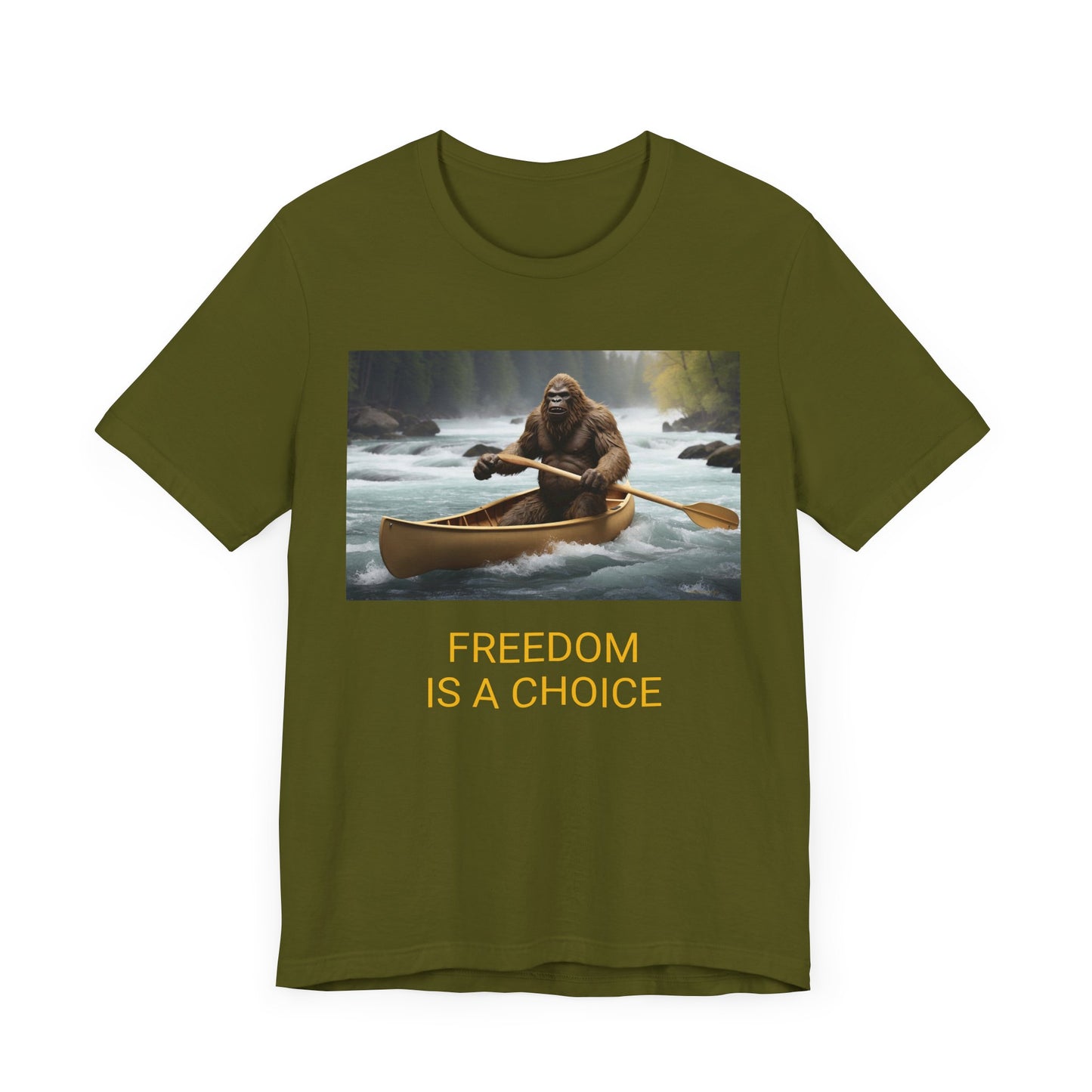 Copy of 'FREEDOM IS A CHOICE' BIGFOOT HABITAT Unisex Jersey Short Sleeve Tee