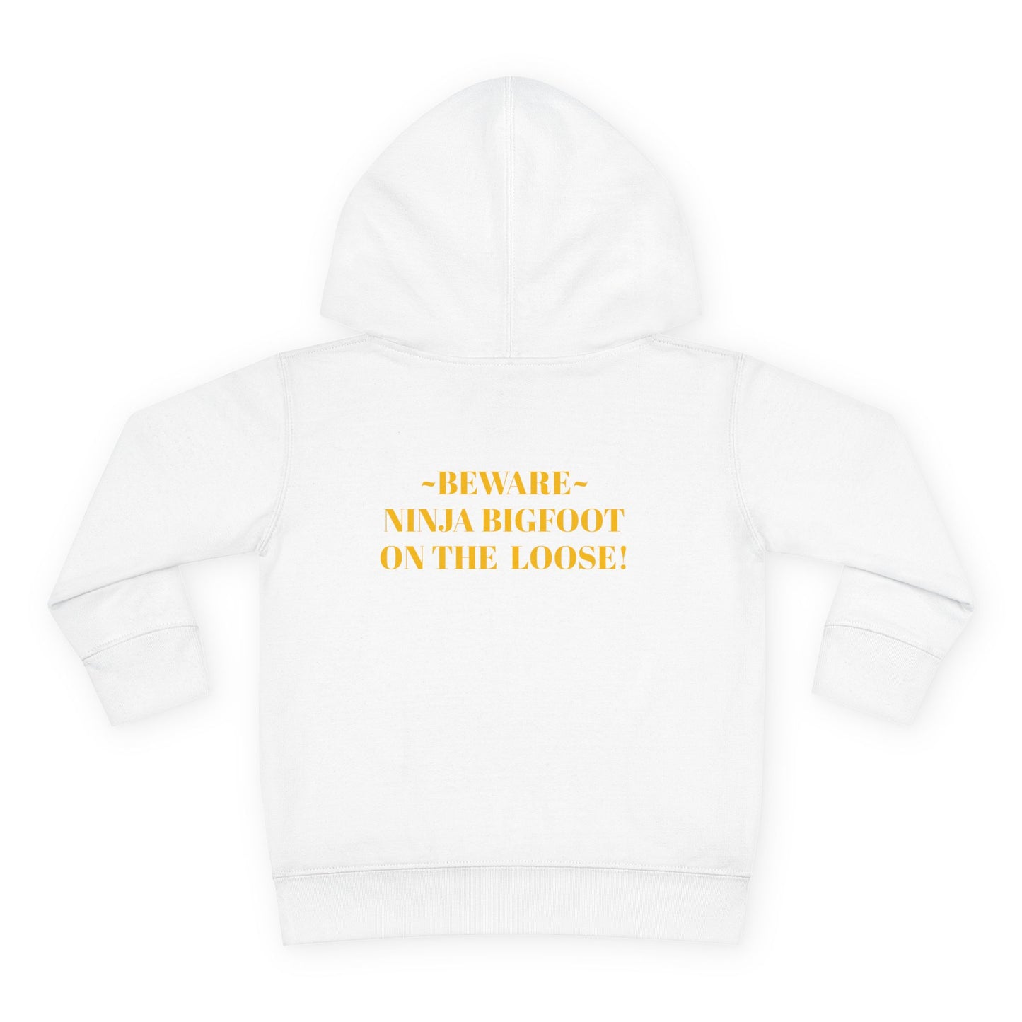 'Beware~NINJA Bigfoot' BIGFOOT HABITAT Toddler Pullover Fleece Hoodie