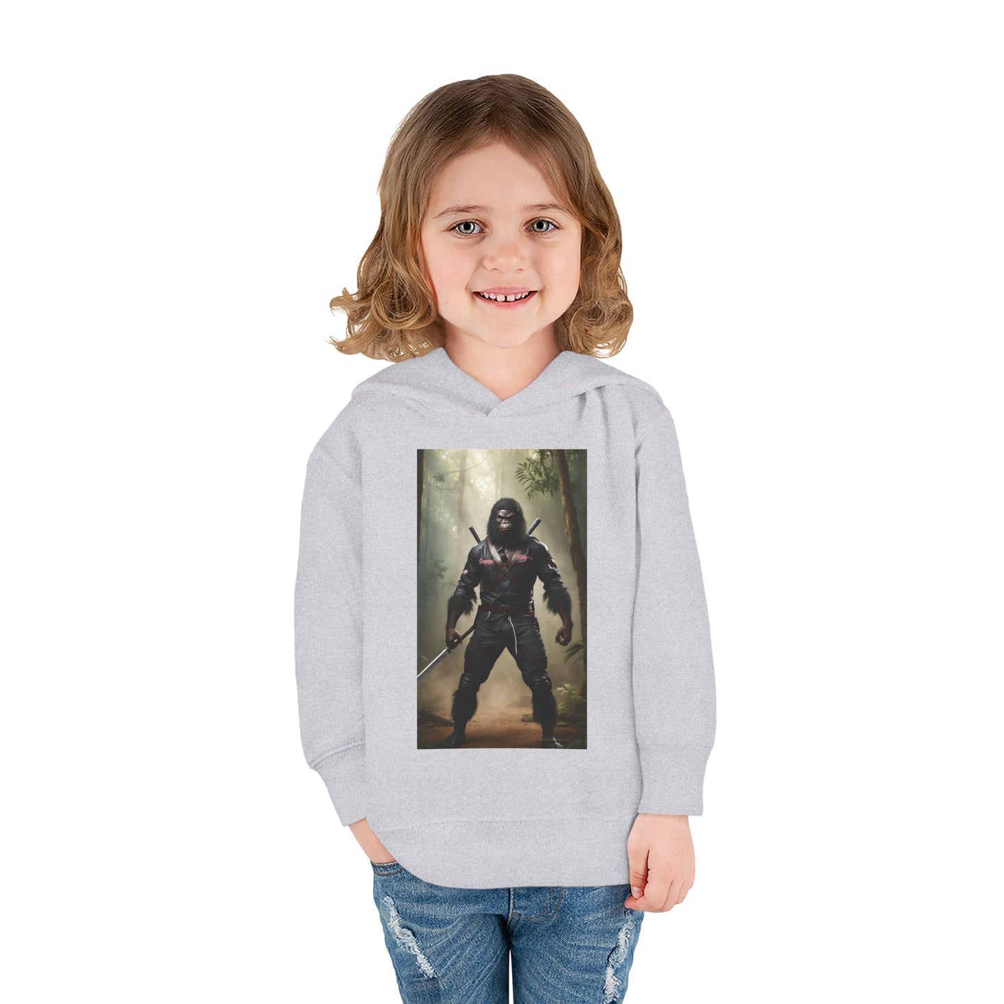 'Beware~NINJA Bigfoot' BIGFOOT HABITAT Toddler Pullover Fleece Hoodie
