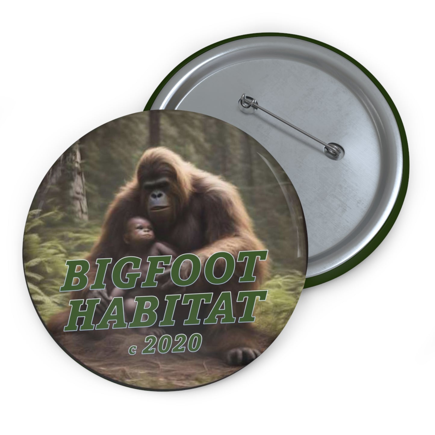 Copy of 'Mama's Love' Custom Pin Buttons by Bigfoot Habitat