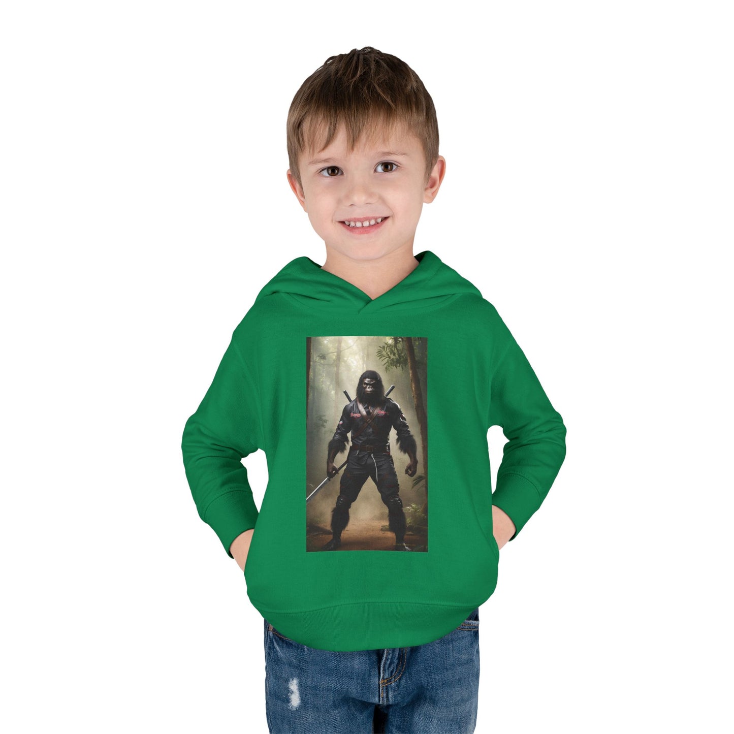 'Beware~NINJA Bigfoot' BIGFOOT HABITAT Toddler Pullover Fleece Hoodie