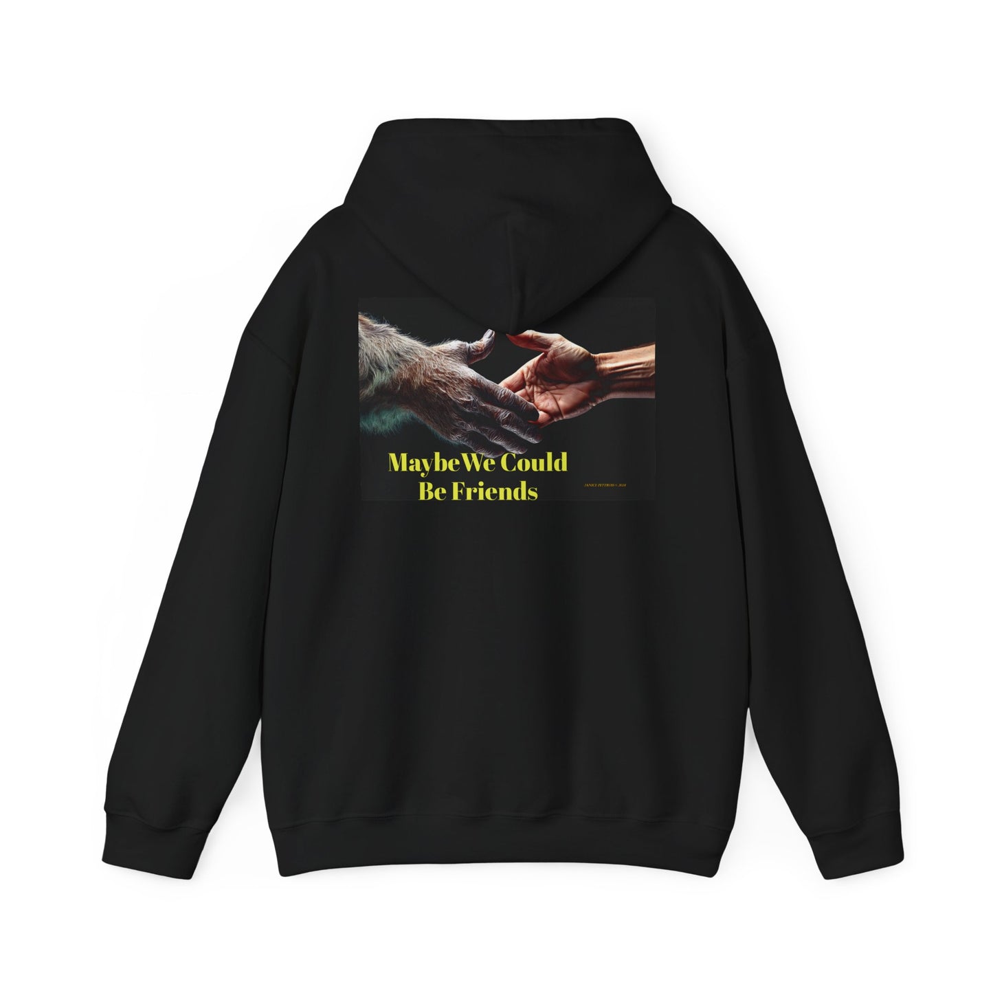 "Maybe We Could Be Friends" Bigfoot Friendship Hoodie