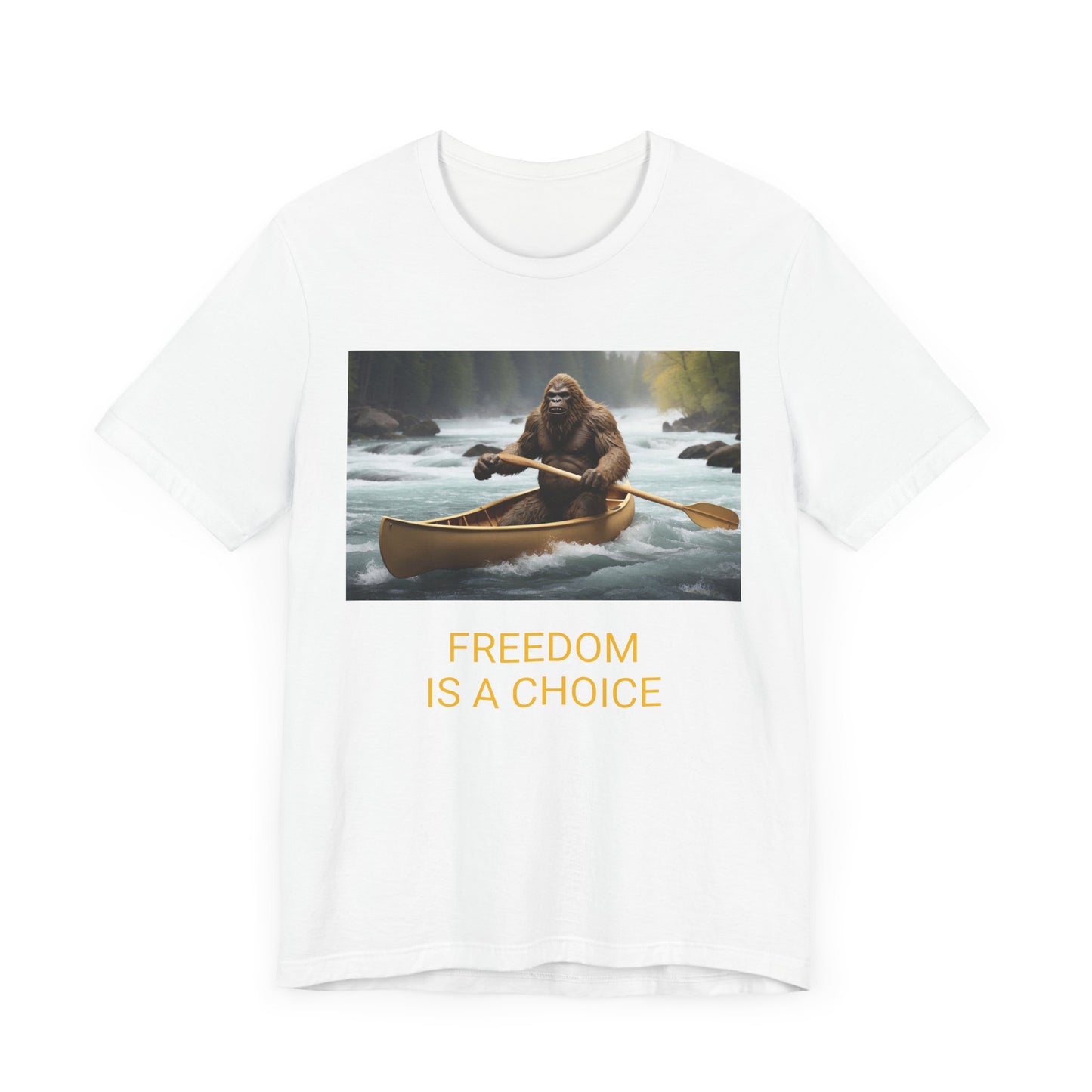 Copy of 'FREEDOM IS A CHOICE' BIGFOOT HABITAT Unisex Jersey Short Sleeve Tee