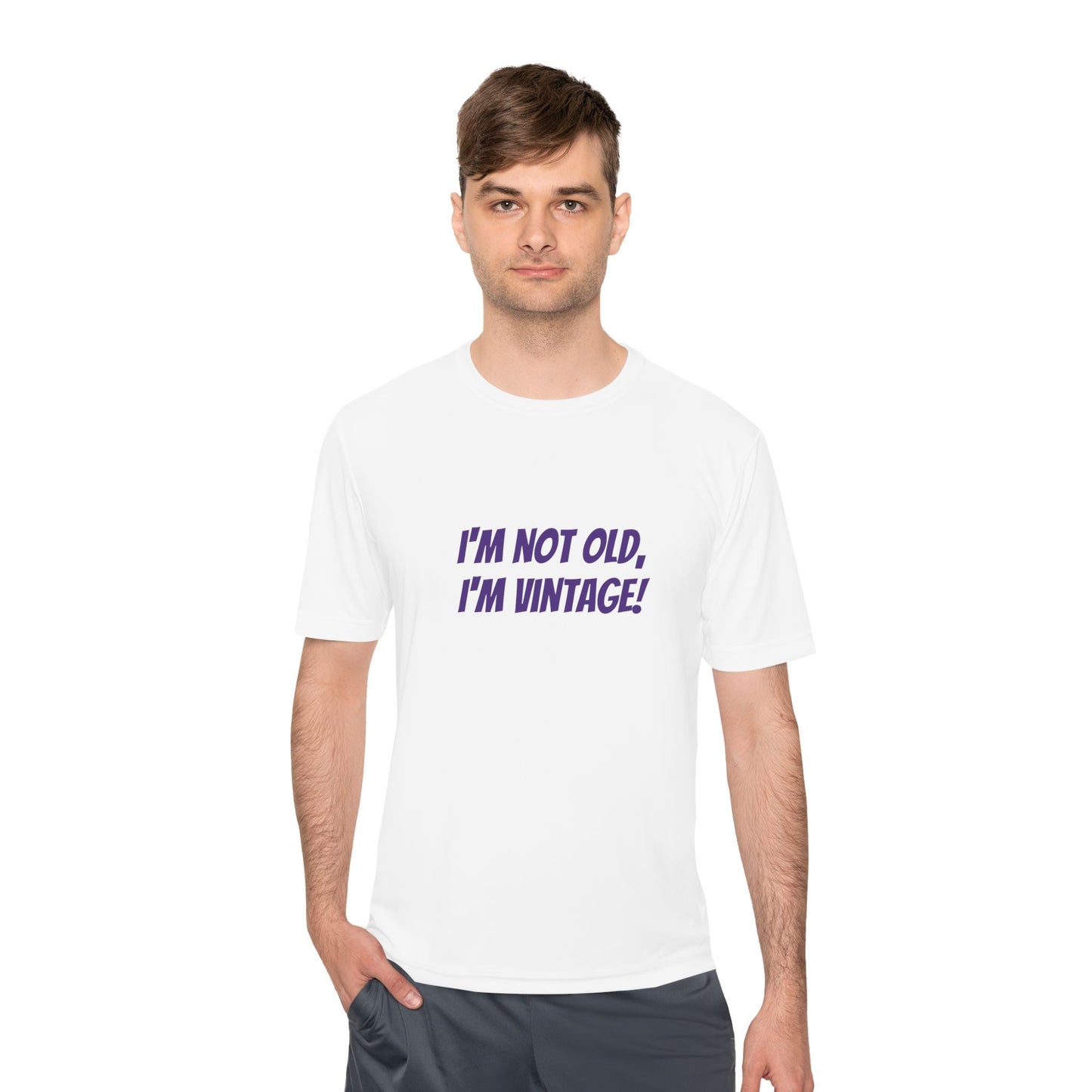 I'm not old, I'm vintage! Womens' tee shirt