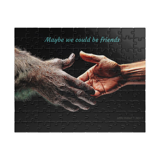 Copy of  'Maybe We Could Be Friends' Inspirational Friendship Puzzle - 110, 252, 520, 1014-Piece Options - 'Maybe We Could Be Friends'